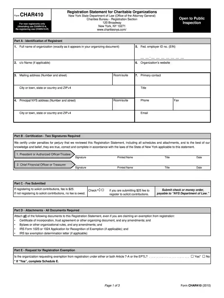 char410 form Preview on Page 1