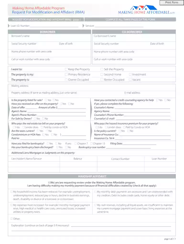 form modification Preview on Page 1