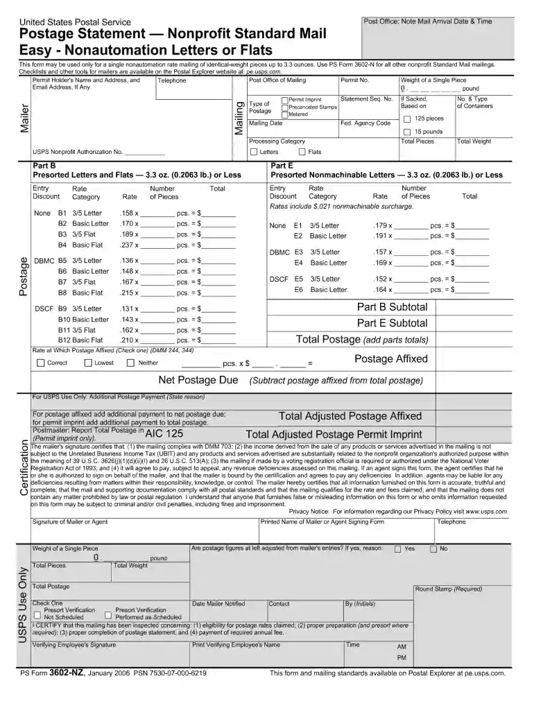 3602 nz 2006 form Preview on Page 1
