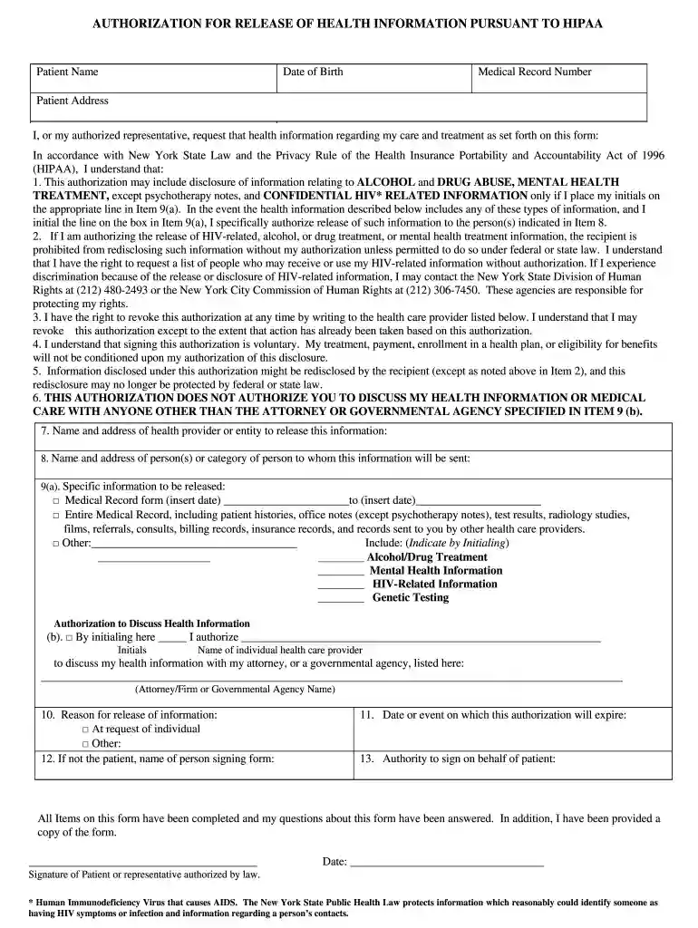 2022 hipaa form Preview on Page 1