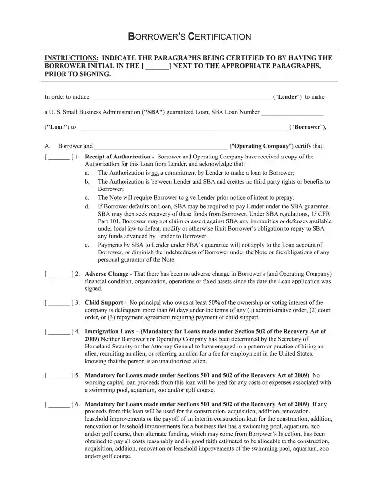 sba loan payment 1201 Preview on Page 1