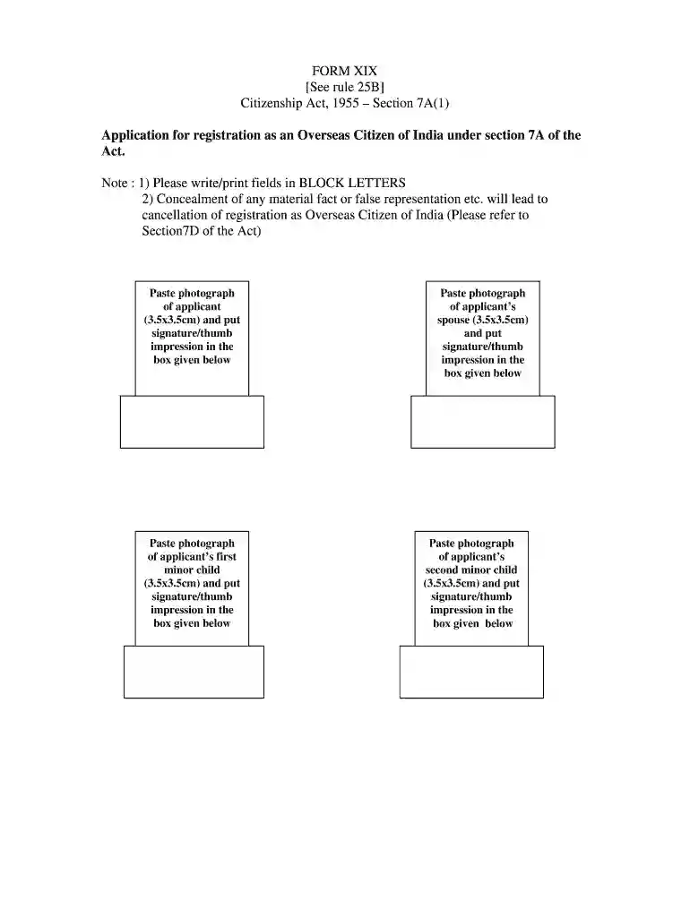 form xix under factory act Preview on Page 1