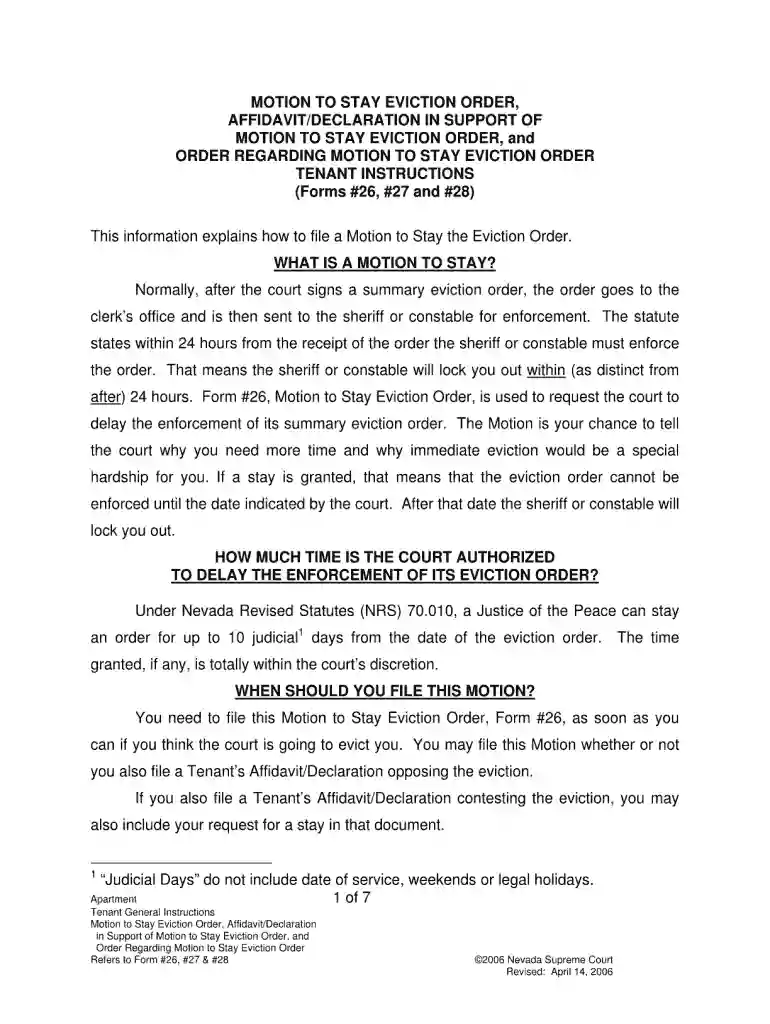 hardship stay of eviction florida Preview on Page 1