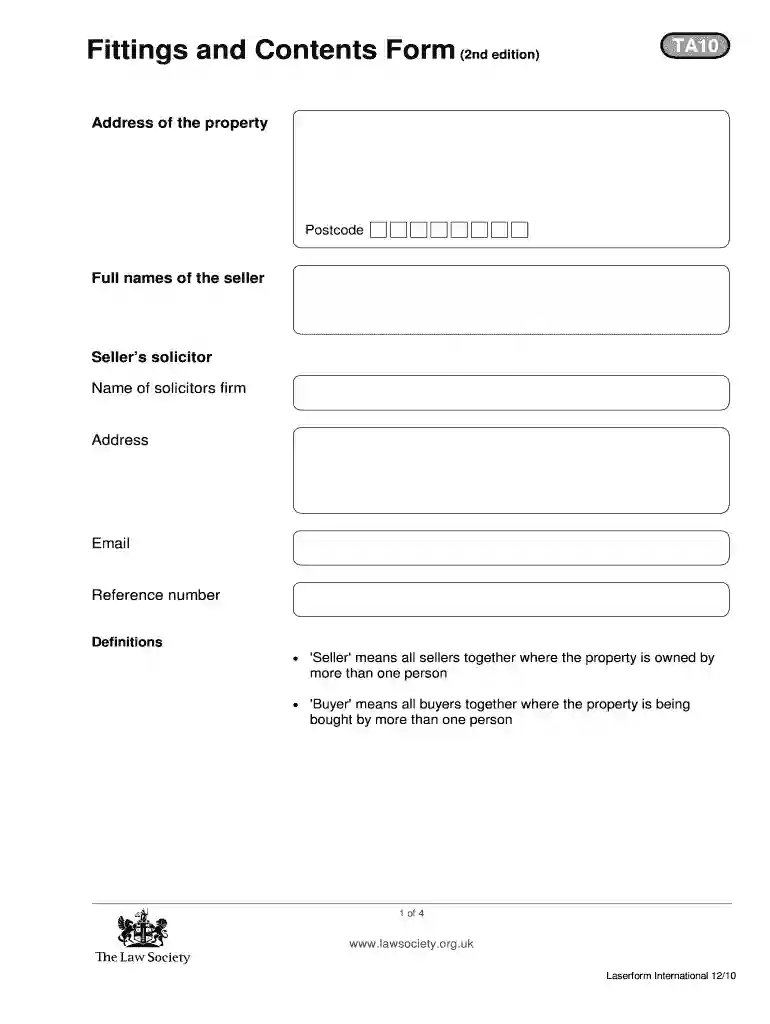 ta10 form free download Preview on Page 1