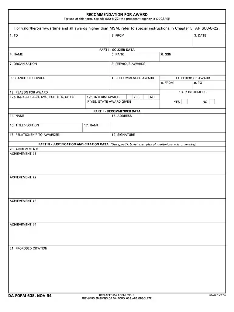 da forms pdf 1994 Preview on Page 1