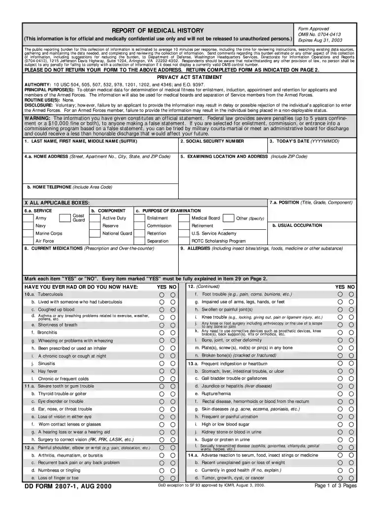dd 2807 1 2000 Preview on Page 1
