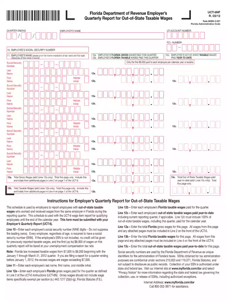 uct 6 form Preview on Page 1