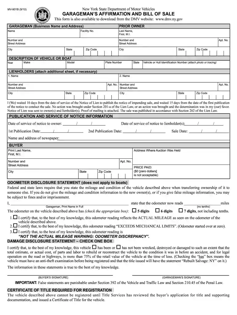 mv 901 form Preview on Page 1
