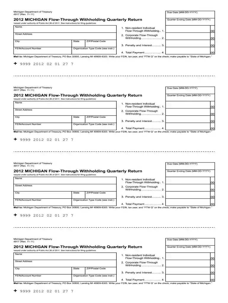 form 4917 2012 Preview on Page 1