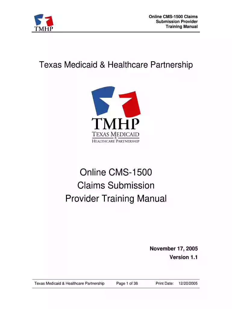 texas form 1500 Preview on Page 1