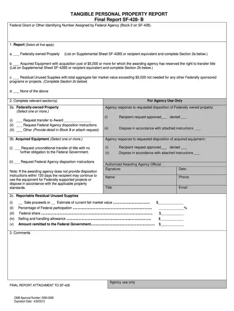 sf 428 b Preview on Page 1