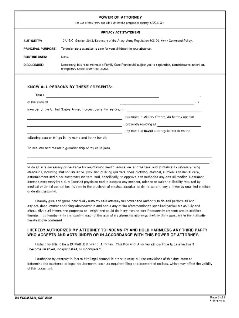 da form 5841 Preview on Page 1