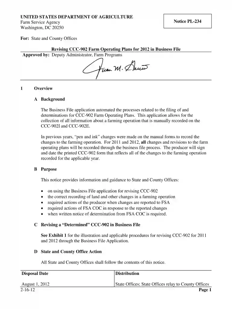 fsa 902e form Preview on Page 1