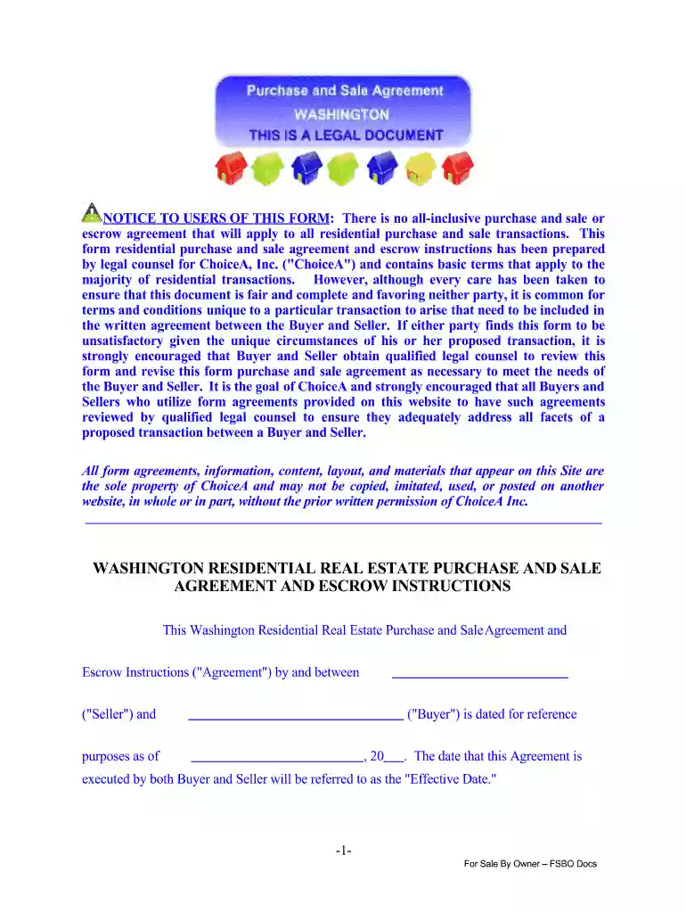 free paperwork for selling a house by owner Preview on Page 1