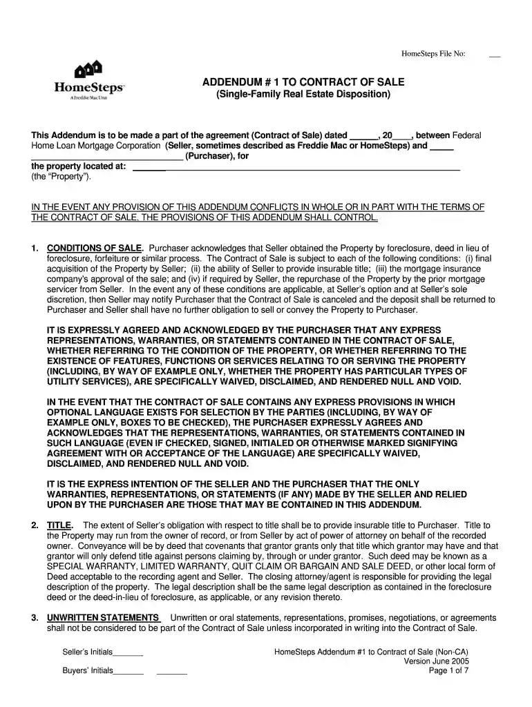 addendum contract Preview on Page 1