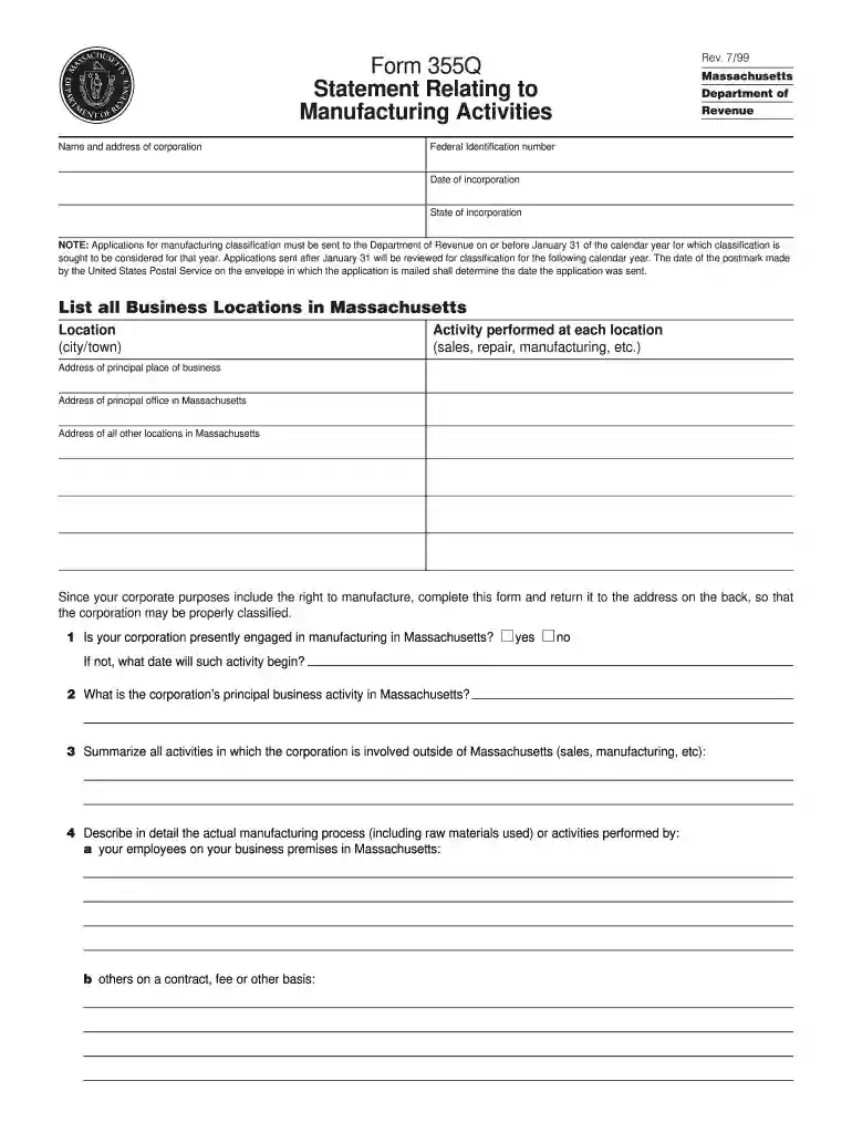 form 355q Preview on Page 1