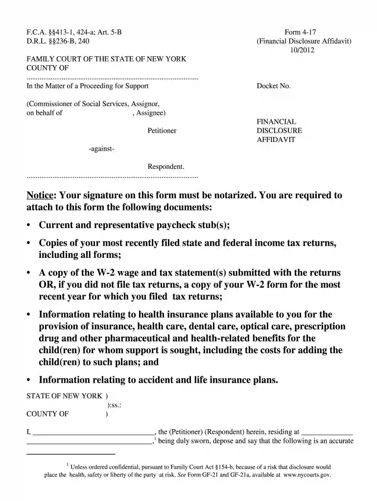 ny disclosure Preview on Page 1