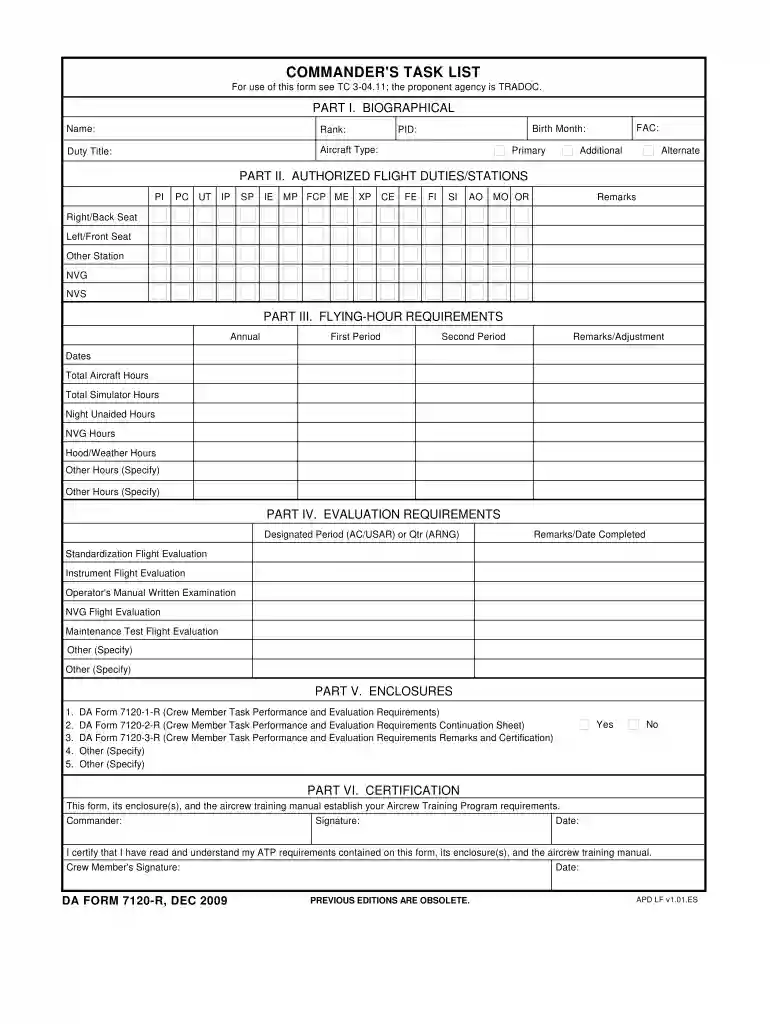 da form 7120 Preview on Page 1