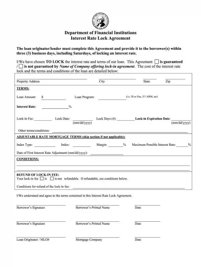 rate agreement template Preview on Page 1