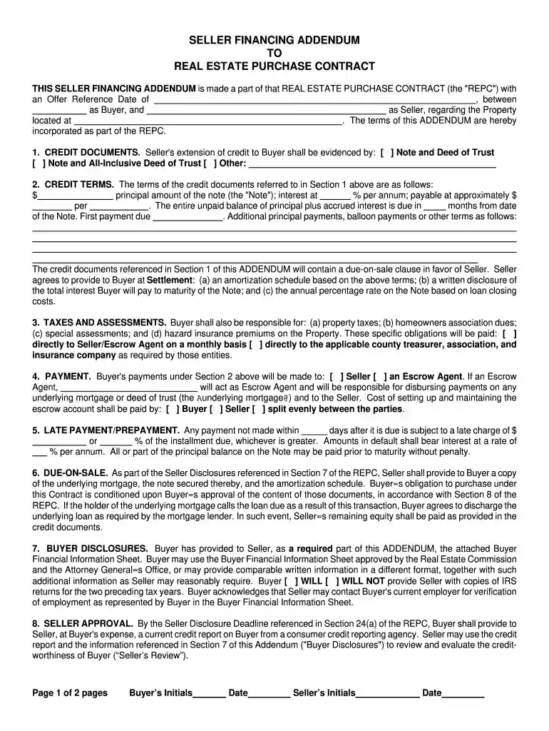 seller disclosure form utah Preview on Page 1