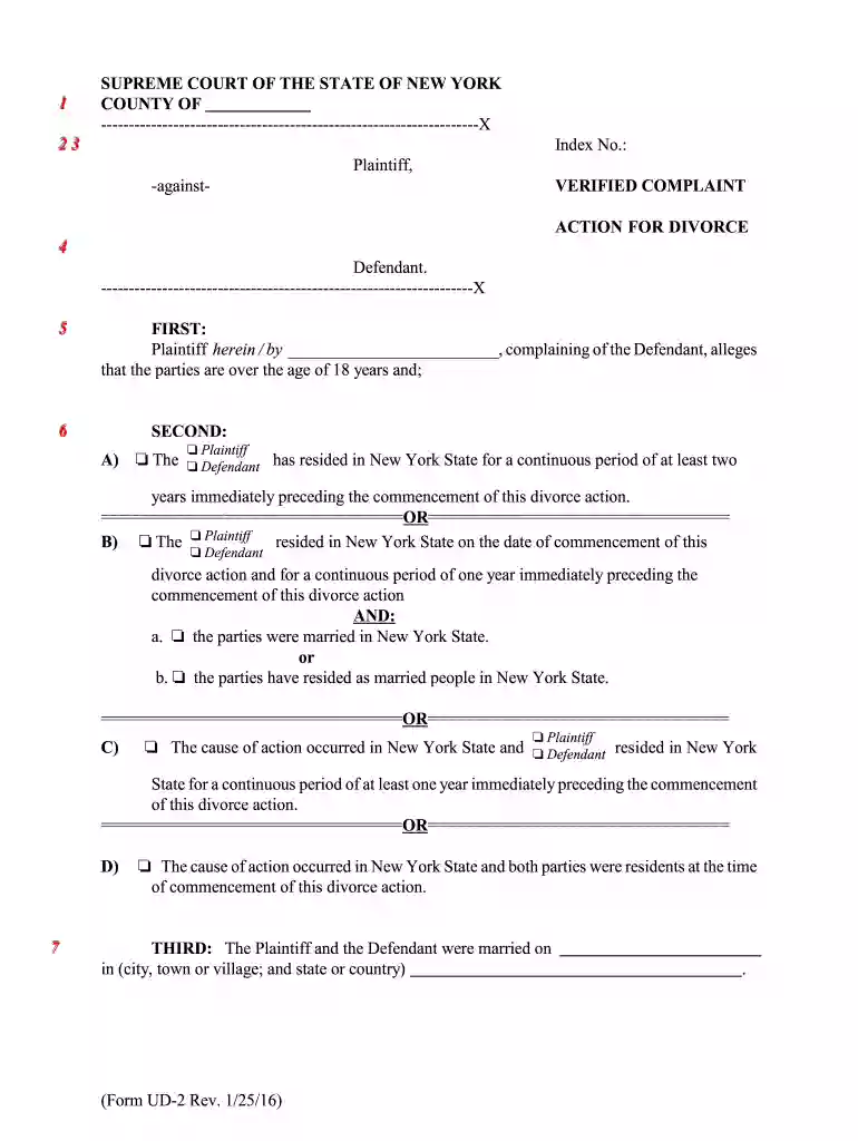 complaint form ny Preview on Page 1