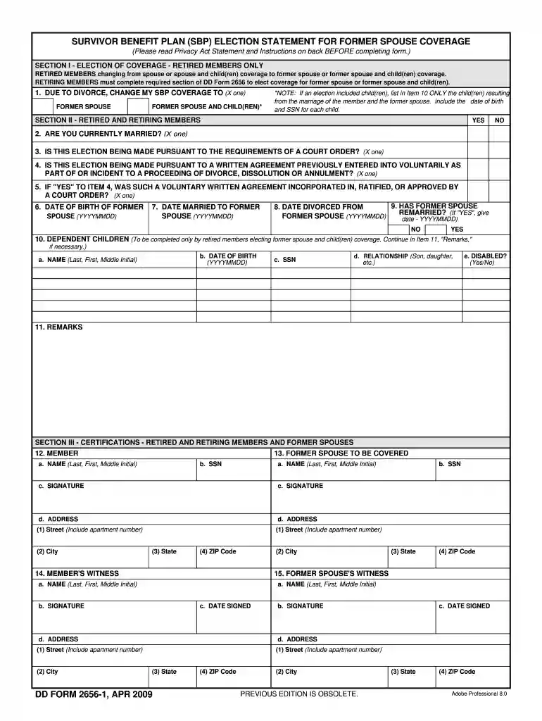 dd form 2656 1 Preview on Page 1