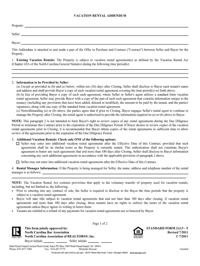 nc form 2a13 t Preview on Page 1