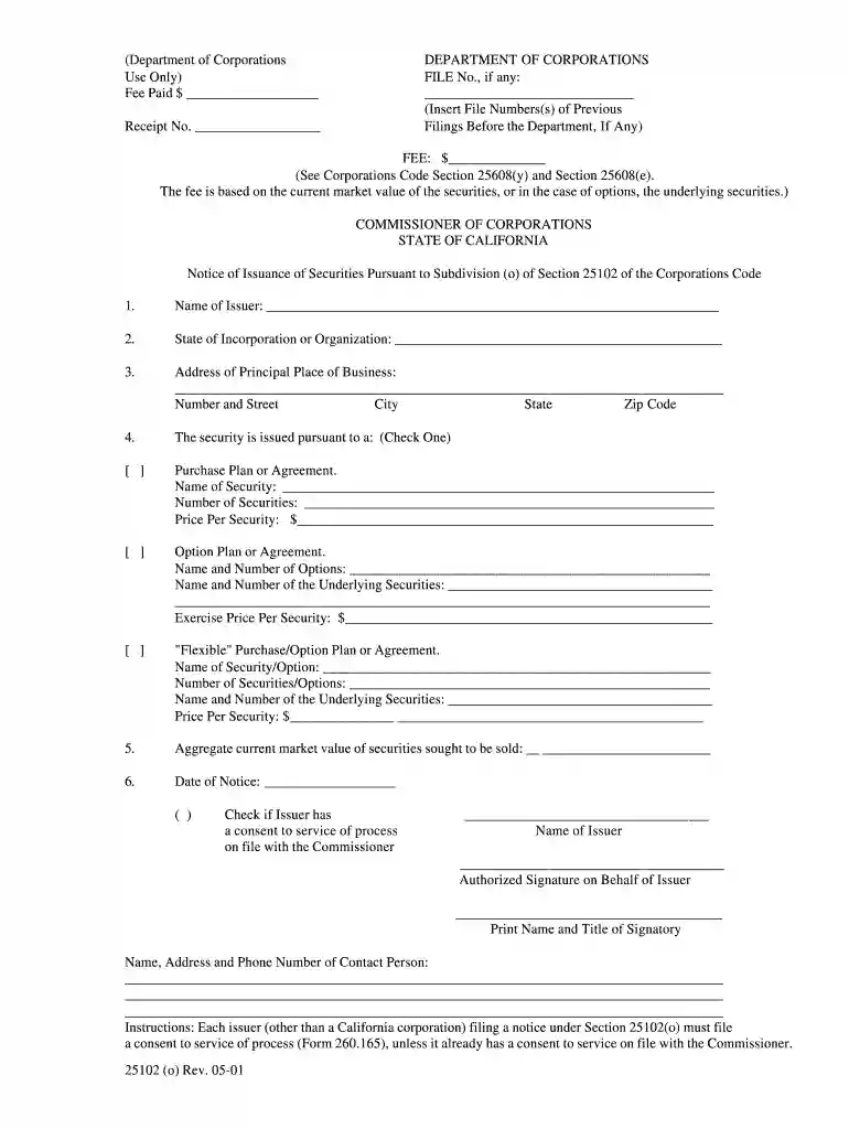 25102 f form Preview on Page 1