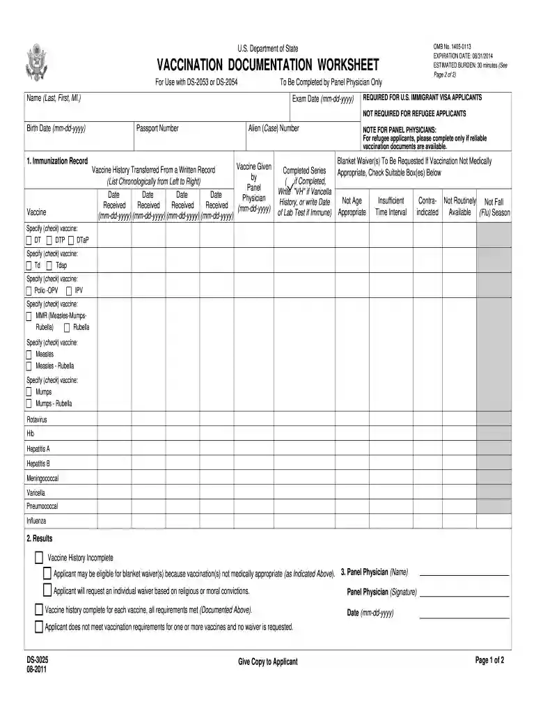 vaccination worksheet pdf Preview on Page 1