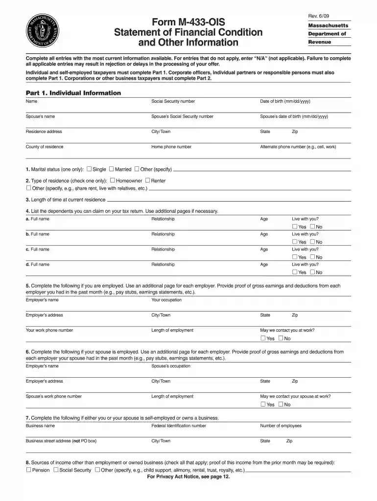 masstaxconnect phone number Preview on Page 1