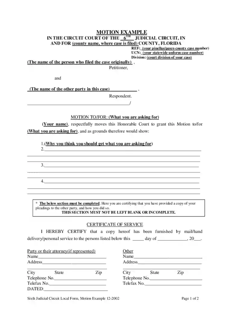 florida blank form Preview on Page 1