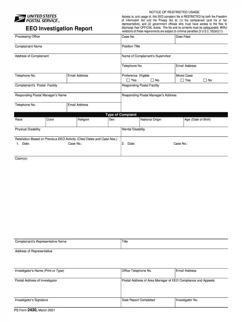2430 form Preview on Page 1
