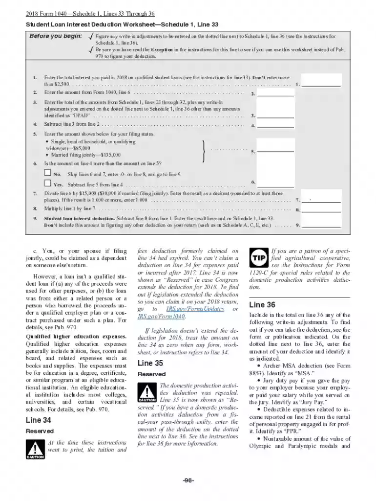 irs 1040 worksheet Preview on Page 1