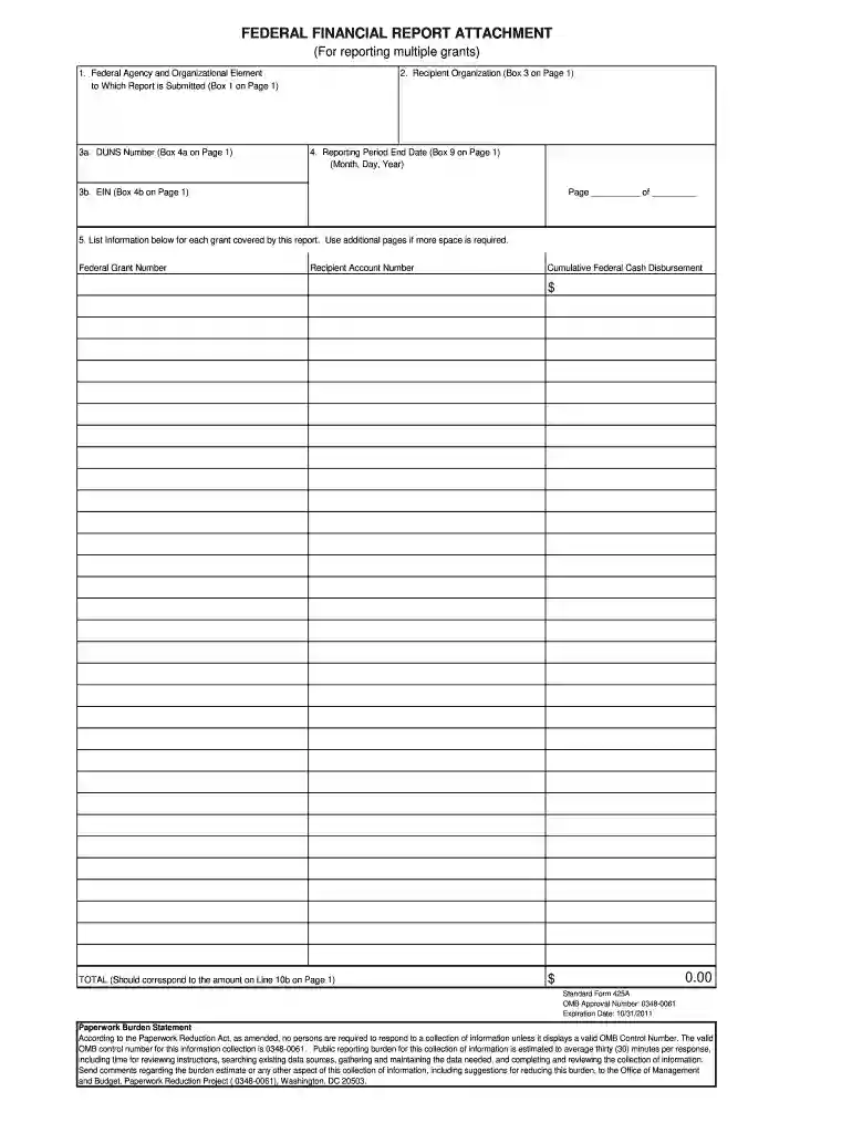 form 425a Preview on Page 1