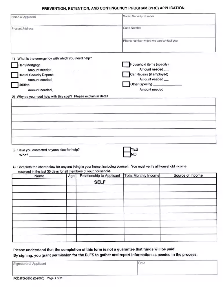 prc application Preview on Page 1