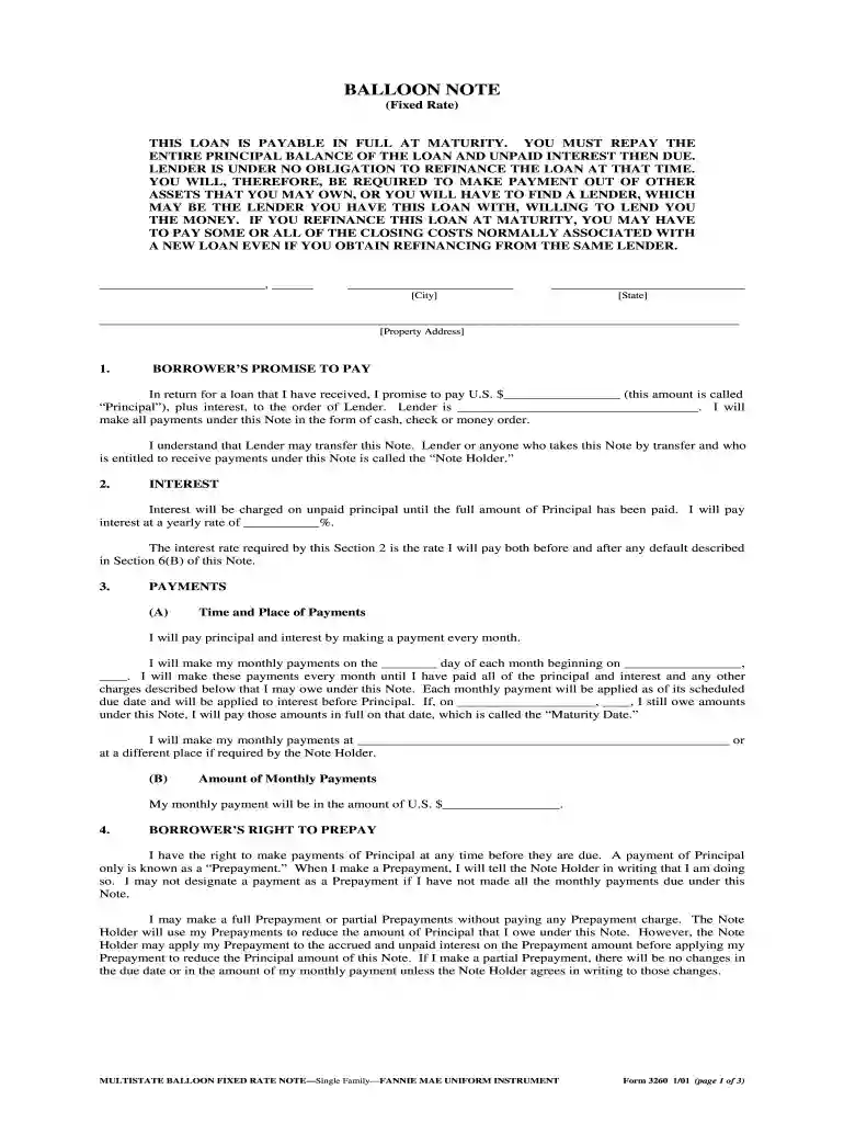 balloon note Preview on Page 1