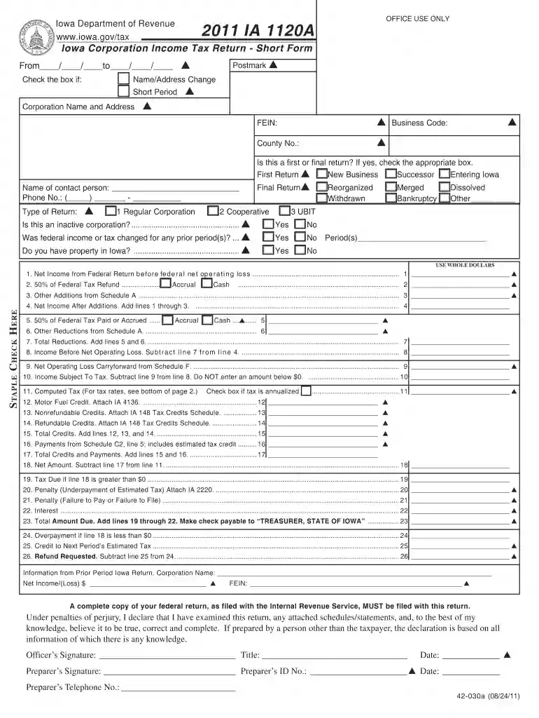 iowa state income tax Preview on Page 1