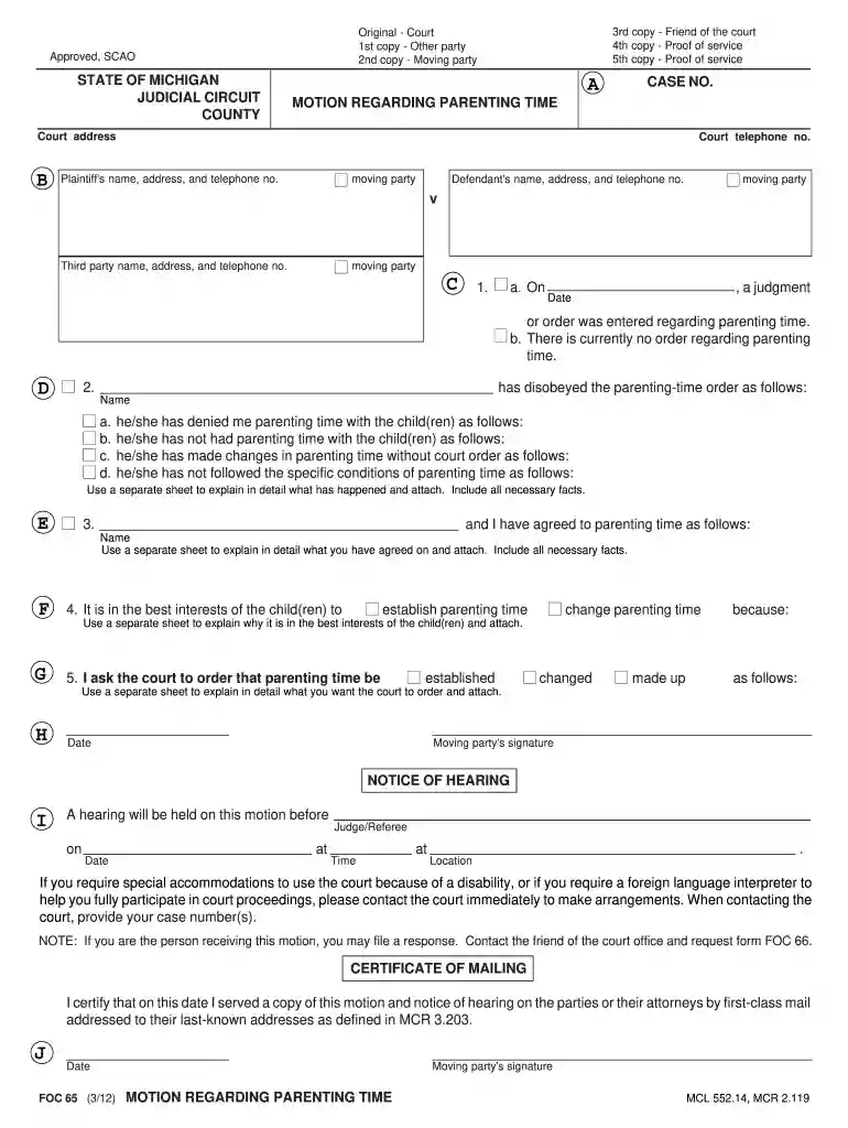 foc form Preview on Page 1