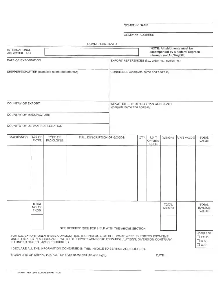 domestic waybill Preview on Page 1