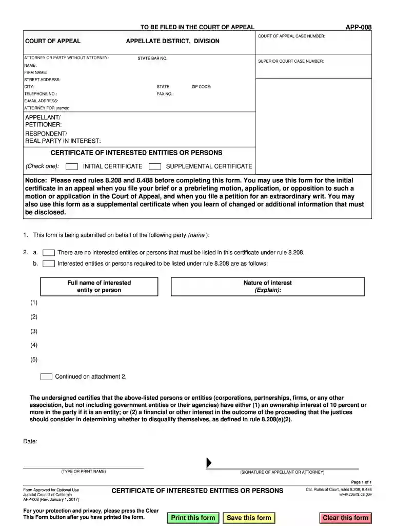 interested entities 2009 form Preview on Page 1