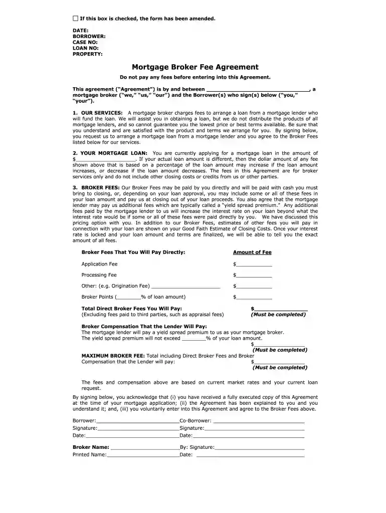 agreement mortgage Preview on Page 1
