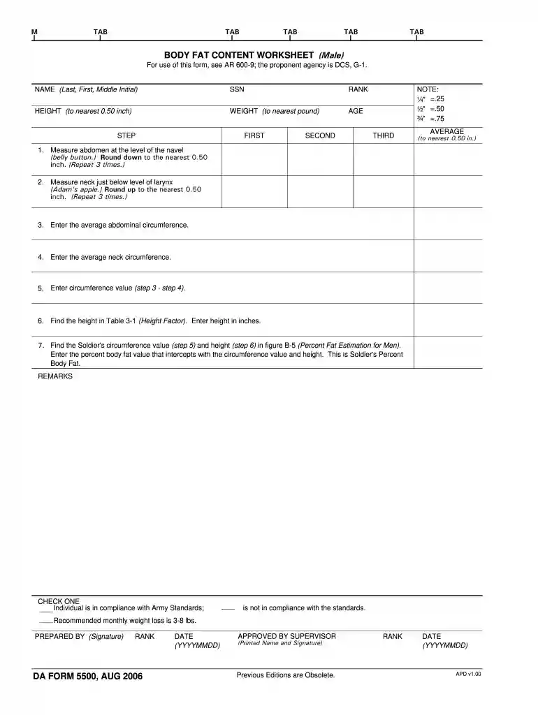 5500 da mobile 2006 form Preview on Page 1