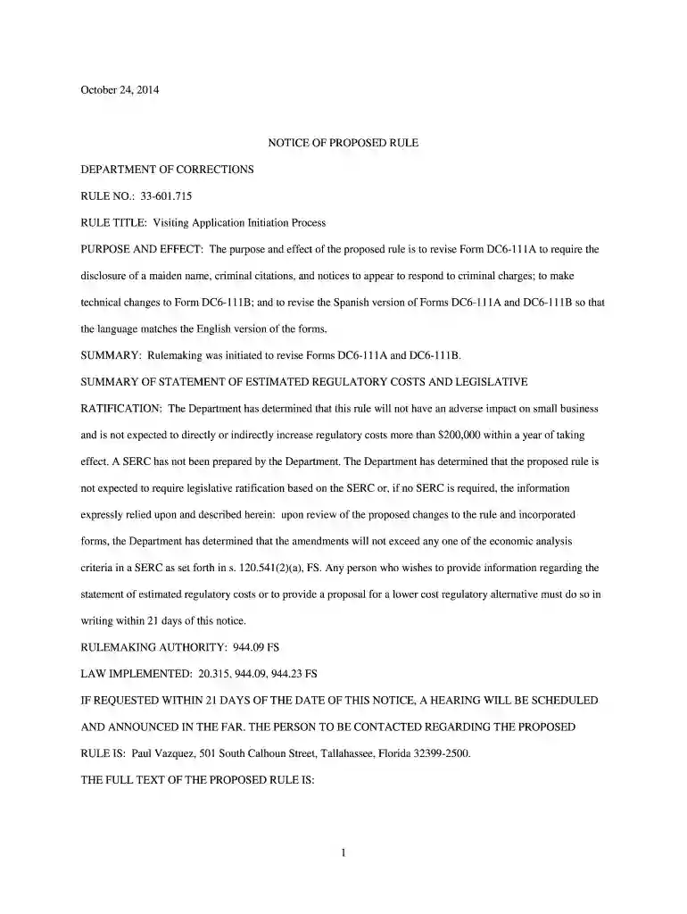 online visitation application Preview on Page 1