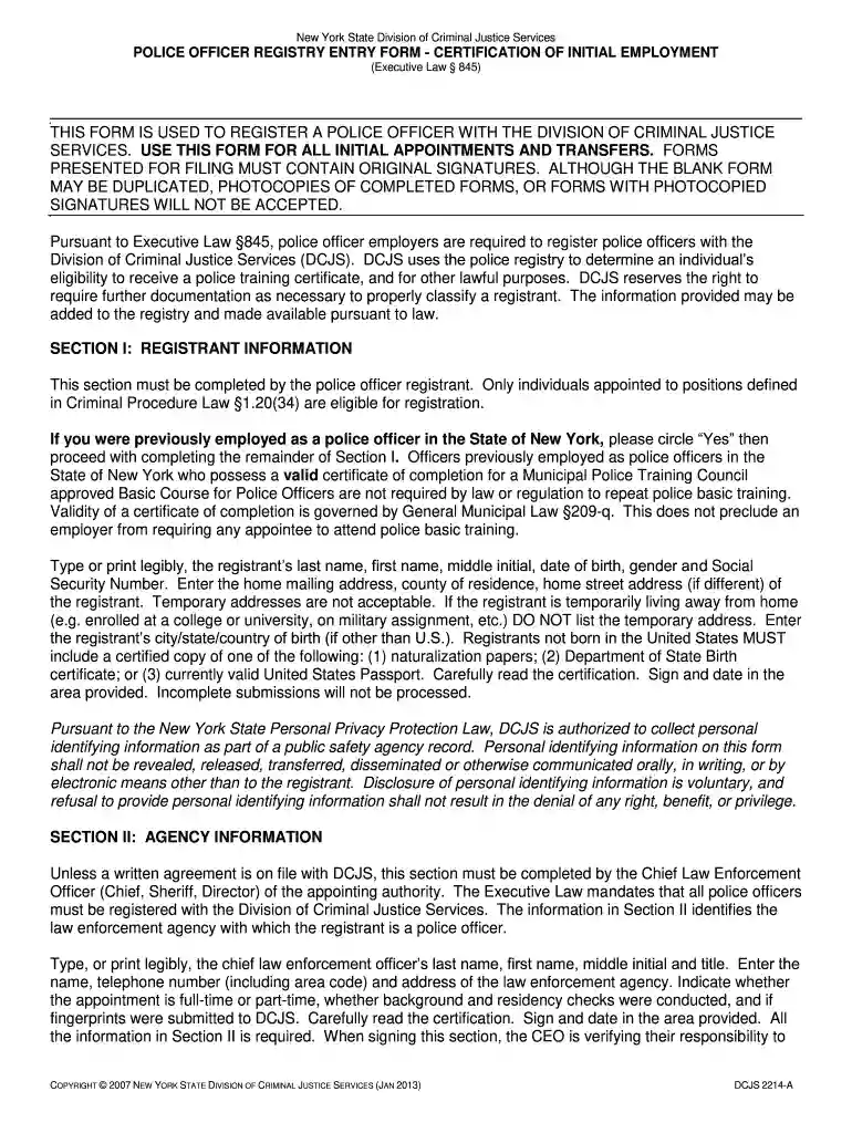 dcjs 2214 a Preview on Page 1