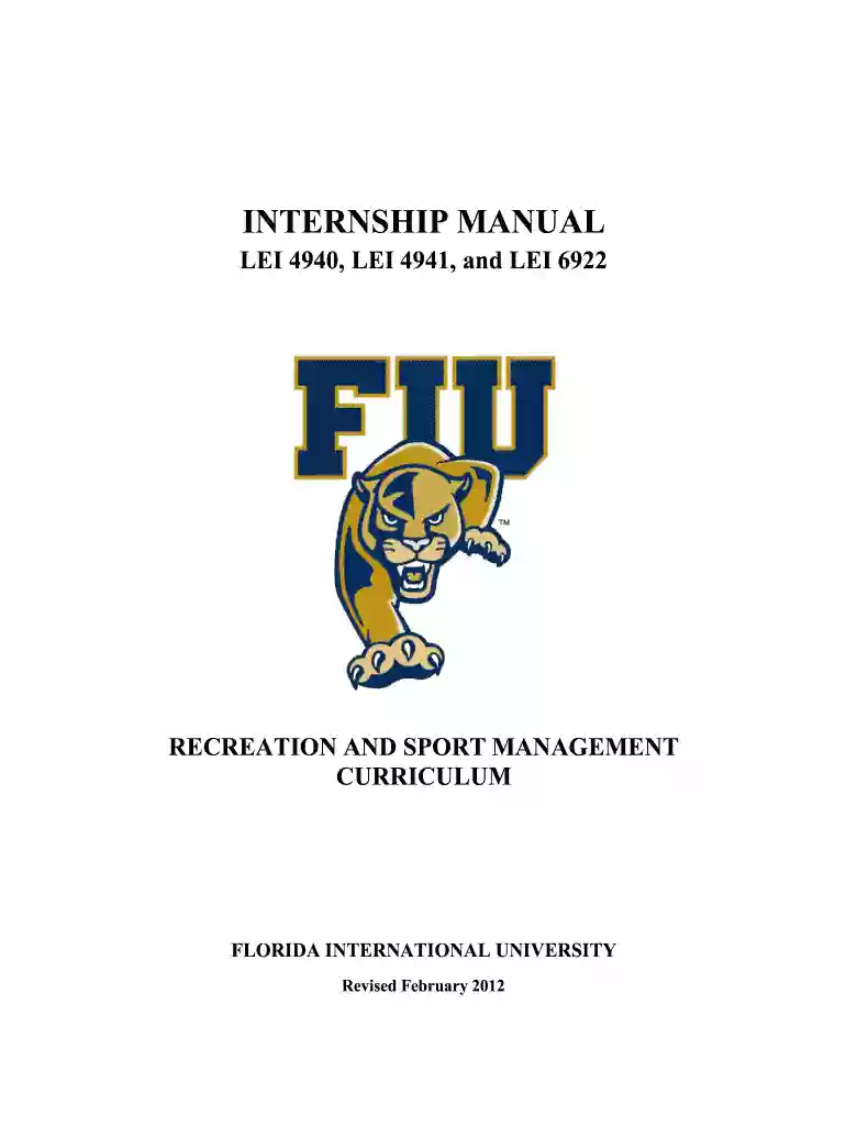 Internship Manual, PDF - College of Education - Florida International ... Preview on Page 1
