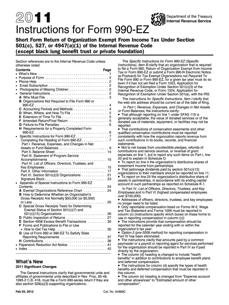 Form 990 t fillable 2011 Preview on Page 1