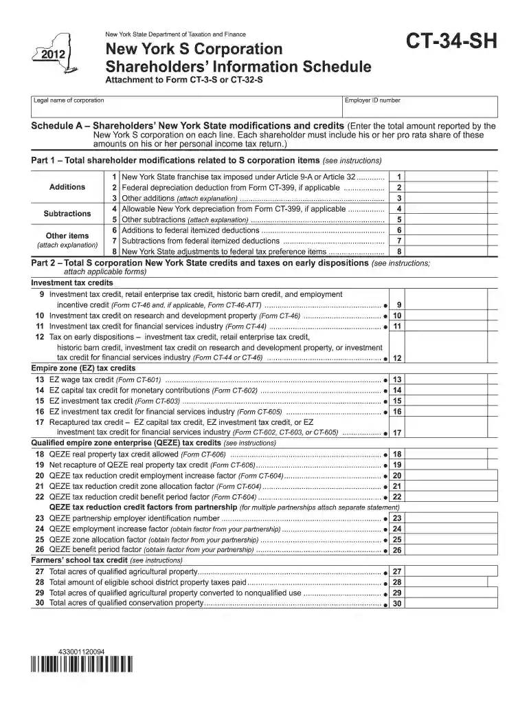 2012 ct 34 sh form Preview on Page 1