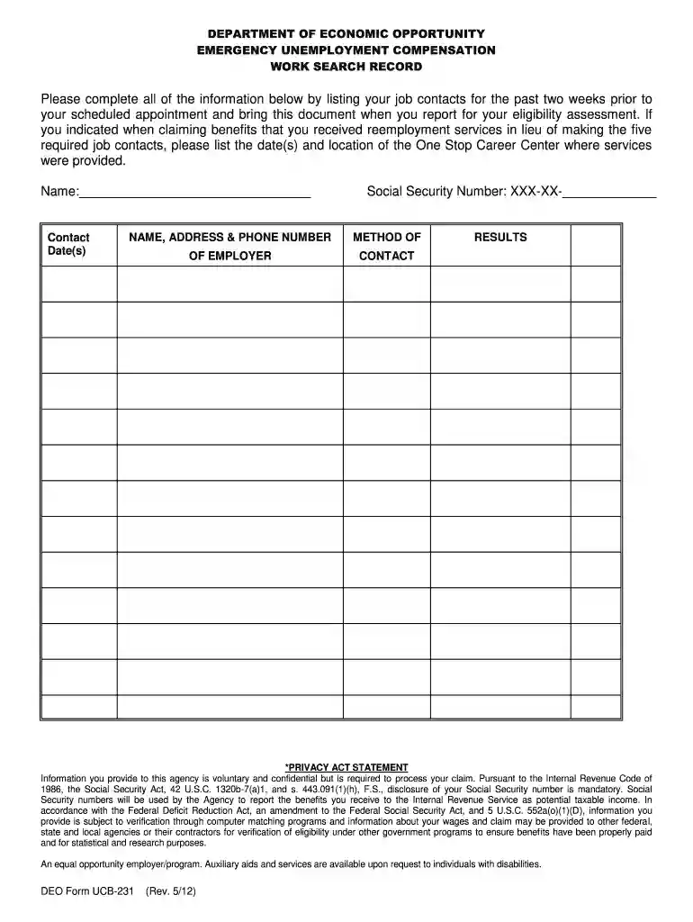 business owner form for unemployment Preview on Page 1