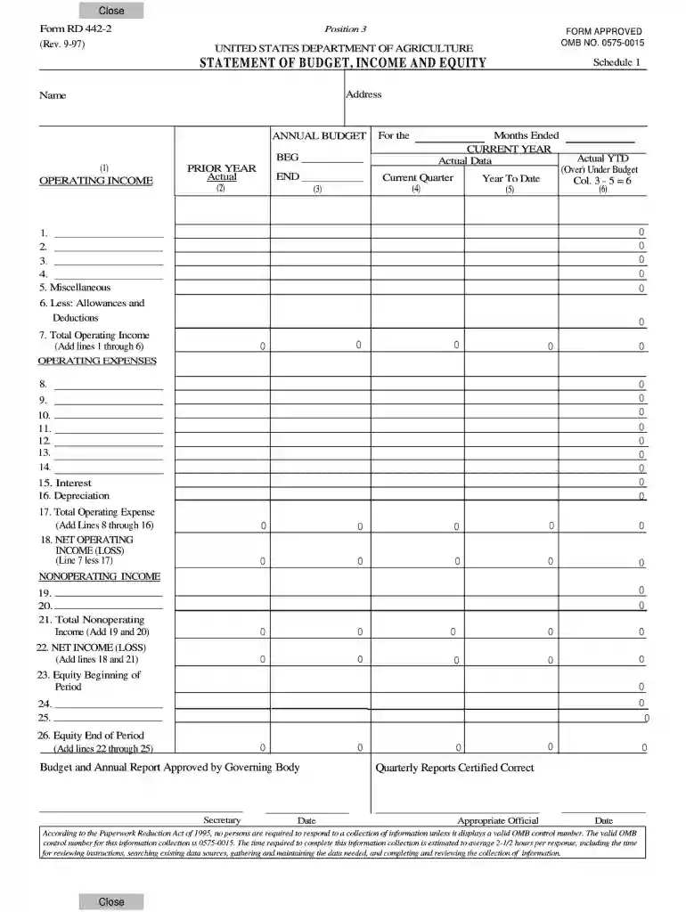 form rd 442 2 Preview on Page 1