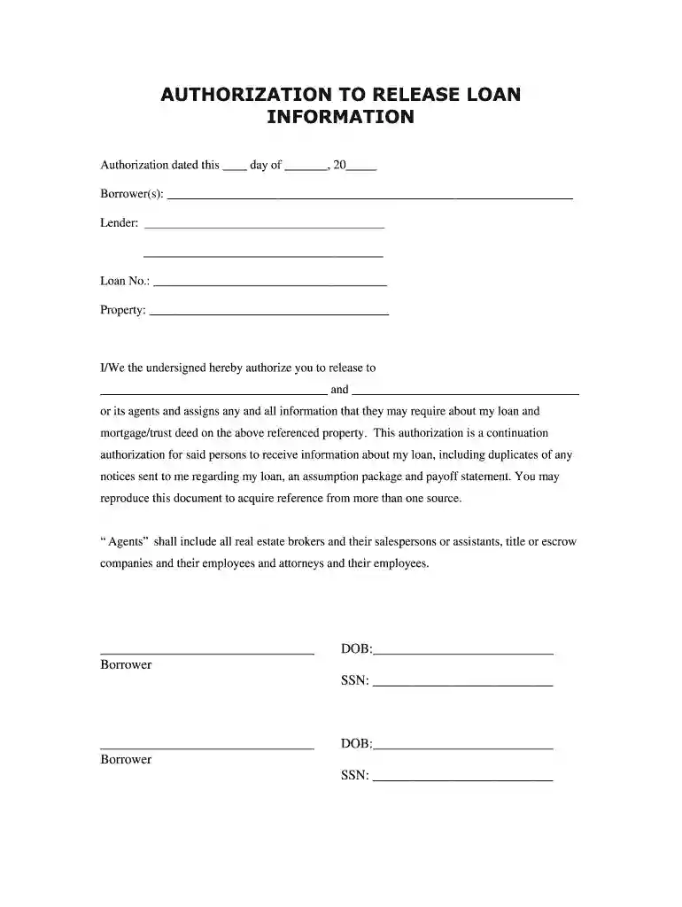 sample of authorization letter Preview on Page 1